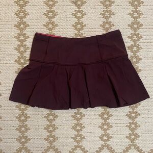 Lululemon Athletica Maroon Mini Skirt